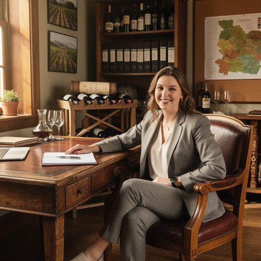 SchГ¶ne Aussicht auf das Donautal von einem Weinberg aus.